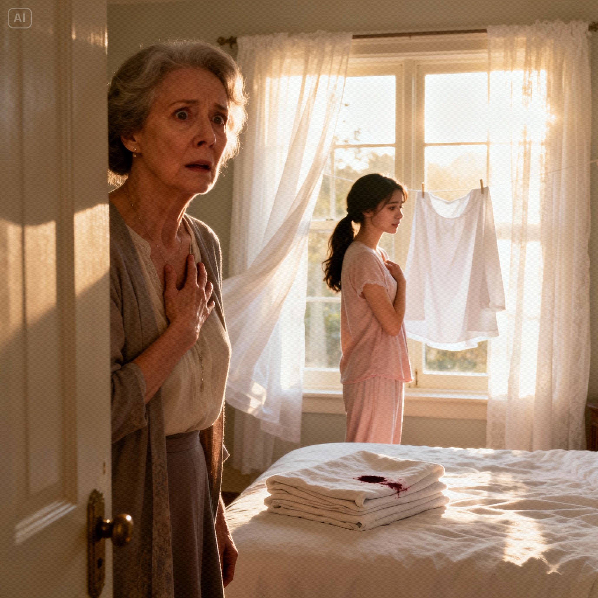 (nk)RECIÉN CASADA CAMBIA LAS SÁBANAS TODOS LOS DÍAS – Hasta que un día su suegra entra en la habitación y encuentra la CAMA LLENA DE SANGRE… y descubre un SECRETO que le rompe el corazón a cualquier madre…