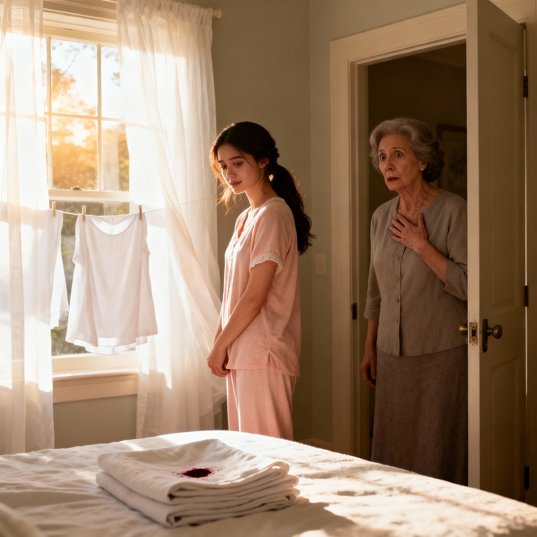 (nk)RECIÉN CASADA CAMBIA LAS SÁBANAS TODOS LOS DÍAS – Hasta que un día su suegra entra en la habitación y encuentra la CAMA LLENA DE SANGRE… y descubre un SECRETO que le rompe el corazón a cualquier madre…