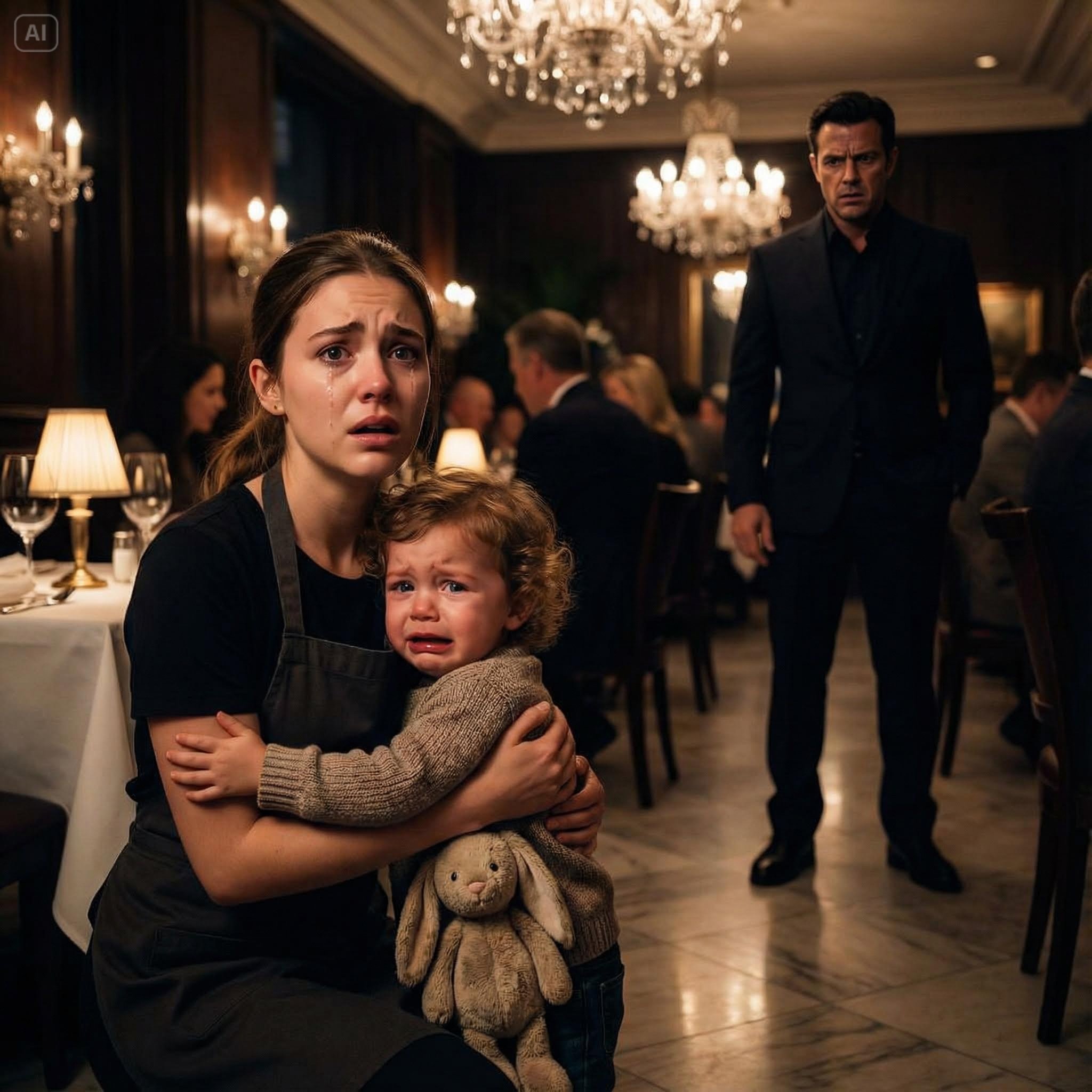 (nk)La hija del jefe de la mafia nunca había hablado—hasta que señaló a la camarera y la llamó ‘mamá’.